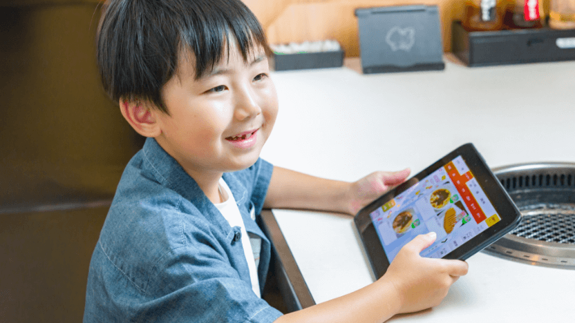 タブレットで注文