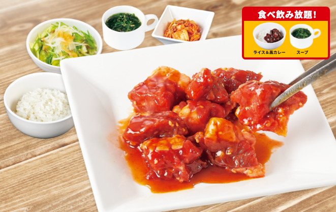 幸せの柔らかカルビランチ