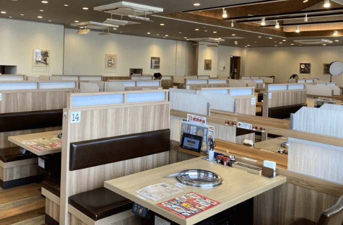 千葉中央店の店内