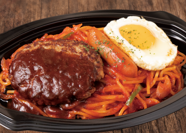 洋食屋さんのナポリタン&ハンバーグ