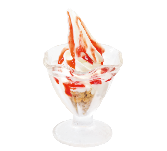 ストロベリー“de”ソフトクリーム