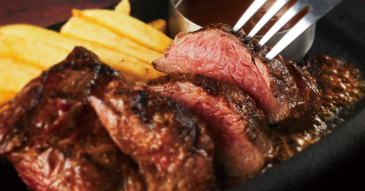 ビフテキ＆ヒレサイコロステーキ