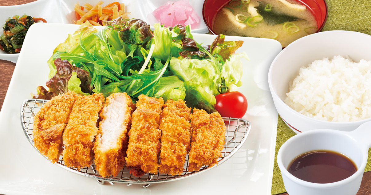 三元豚のロースかつ御膳