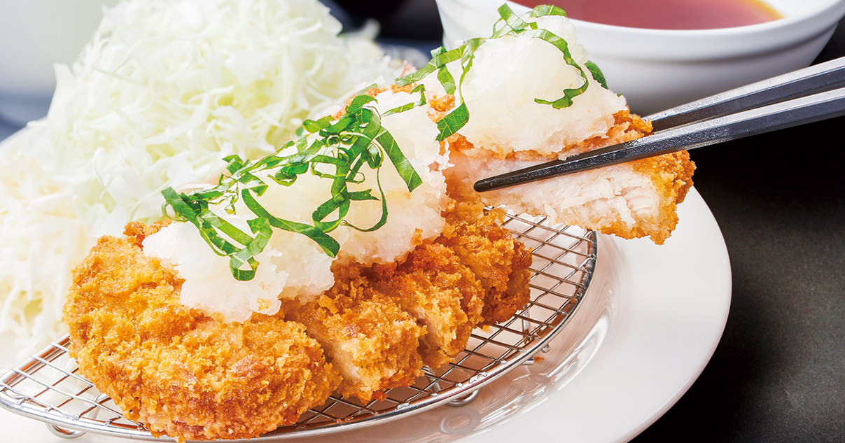 三元豚のおろしかつ御膳