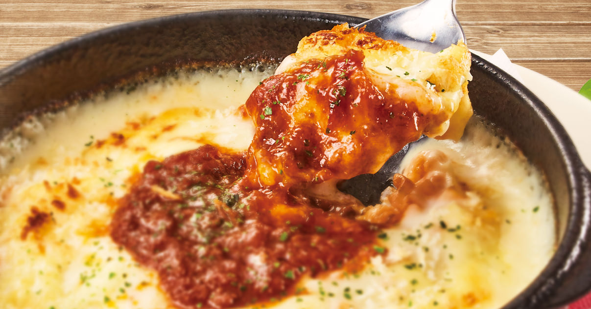 濃厚ホワイトソースのミートドリア